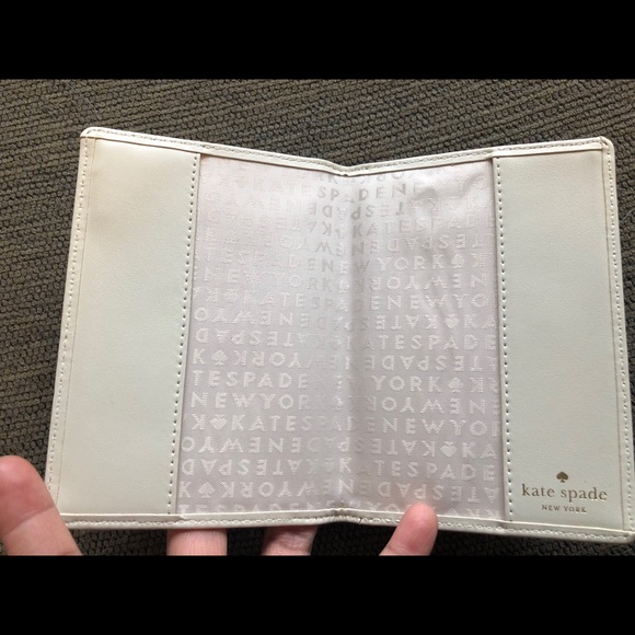 Kate Spade NY Flamingo Print Passport Holder Cover - Picture 3 of 7